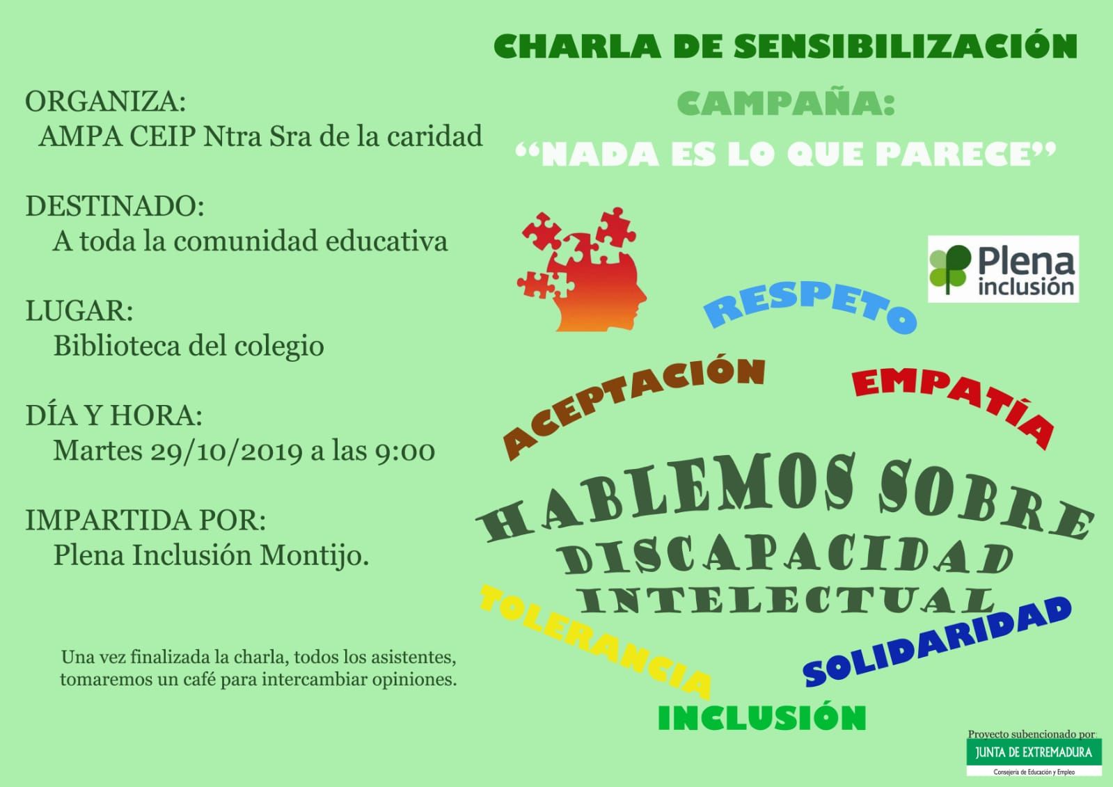 Charla AMPA